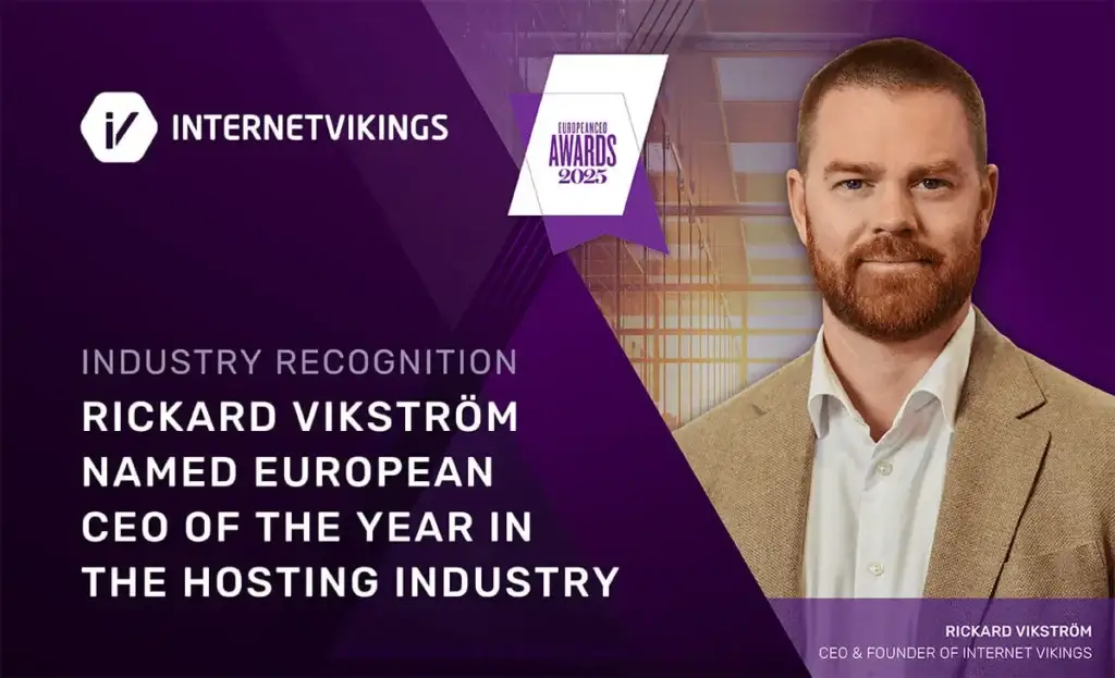 Internet Vikings - Rickard Vikström - European CEO of the Year in the Hosting Industry