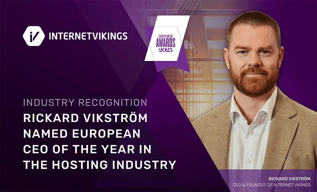 Internet Vikings - Rickard Vikström - European CEO of the Year in the Hosting Industry